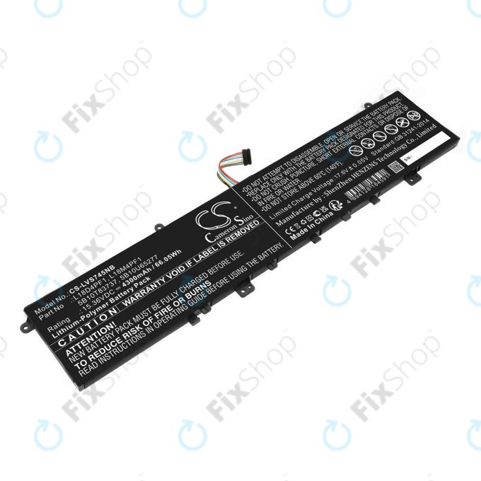 Μπαταρία για Lenovo Yoga, 4300mAh, Li-Pol, 15.36V, L18D4PF1, HQ