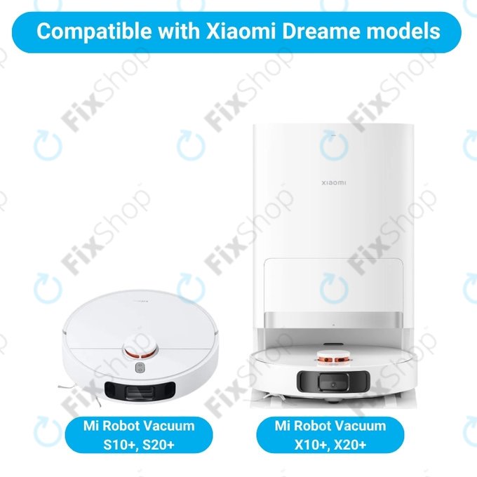 Σετ ανταλλακτικών για Xiaomi Mi Robot Vacuum S20+, S10+, X20+, X10+ (2x Κύρια βούρτσα, 4x Φίλτρο, 4x Πλαϊνή Βούρτσα – μαύρη)