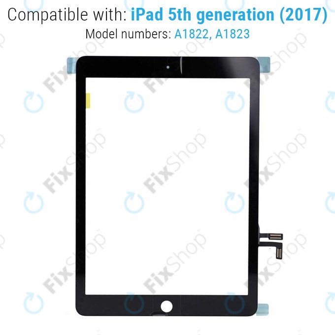 Οθόνη αφής με Home Button για iPad 5th Gen 2017, Space Gray