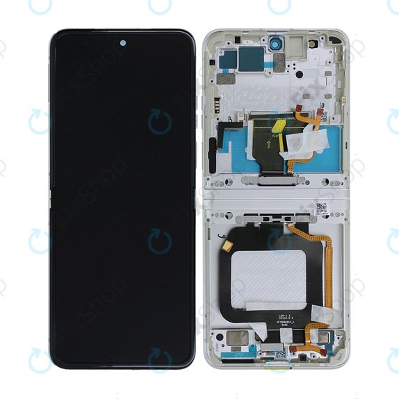 Συγκρότημα οθόνης για Motorola Razr 40, Vanilla Cream, Service Pack