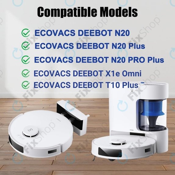 Φίλτρο HEPA, 2 τεμ. για Ecovacs Deebot N20, N20 Plus, N20 Pro Plus