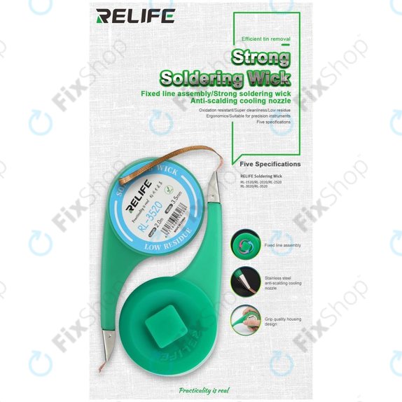 Ισχυρή Φιτίλι Αποκόλλησης (1.5 mm) για Relife RL-1520