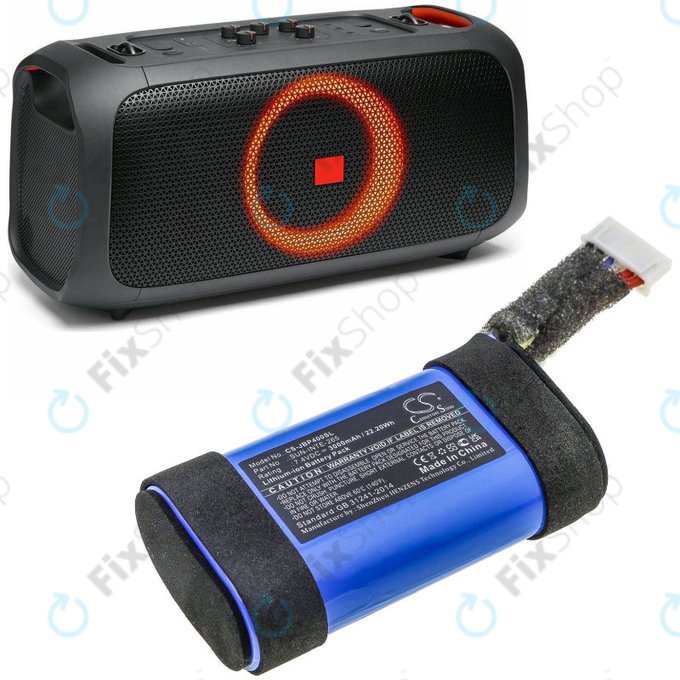 Μπαταρία για JBL PartyBox On-The-Go, 3000mAh, Li-Ion, 7.4V, SUN-INTE-265, HQ