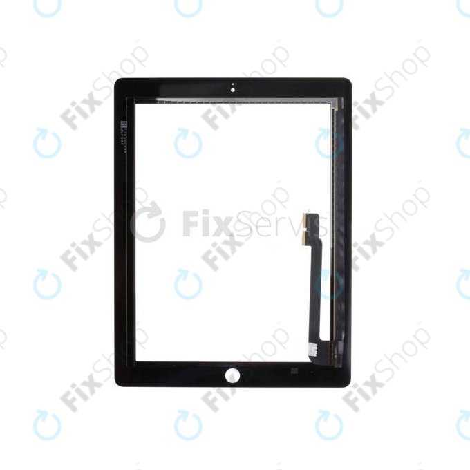 Οθόνη αφής για iPad 3, iPad 4, Μαύρο, Black