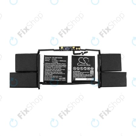 Μπαταρία για MacBook Pro 15", Τέλη 2016 – Μέσα 2017, A1707, A1820, 6600mAh, HQ