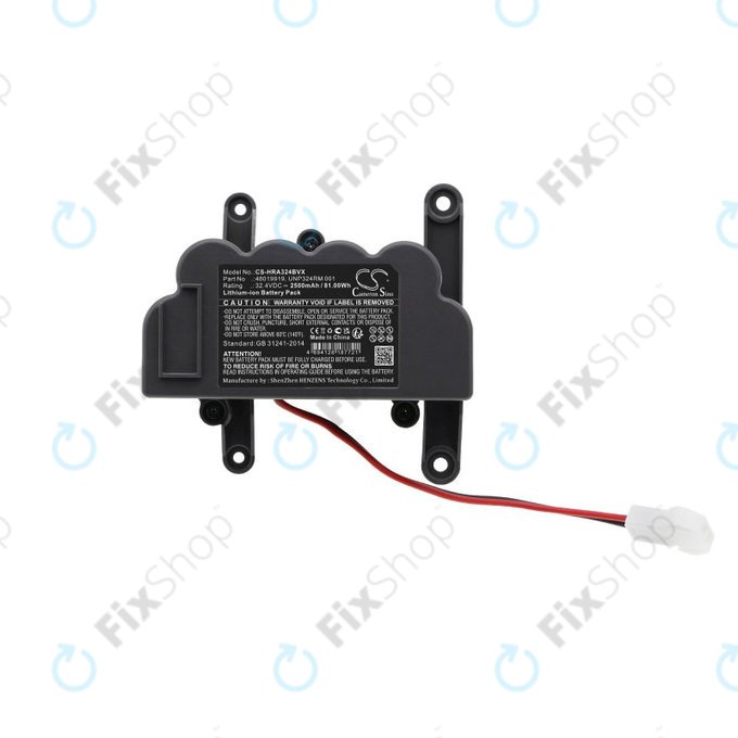 Μπαταρία για Hoover ATV324LD 1011, UNP324RM 1001, 2500mAh, Li-Ion, 32.4V, 48019919, HQ