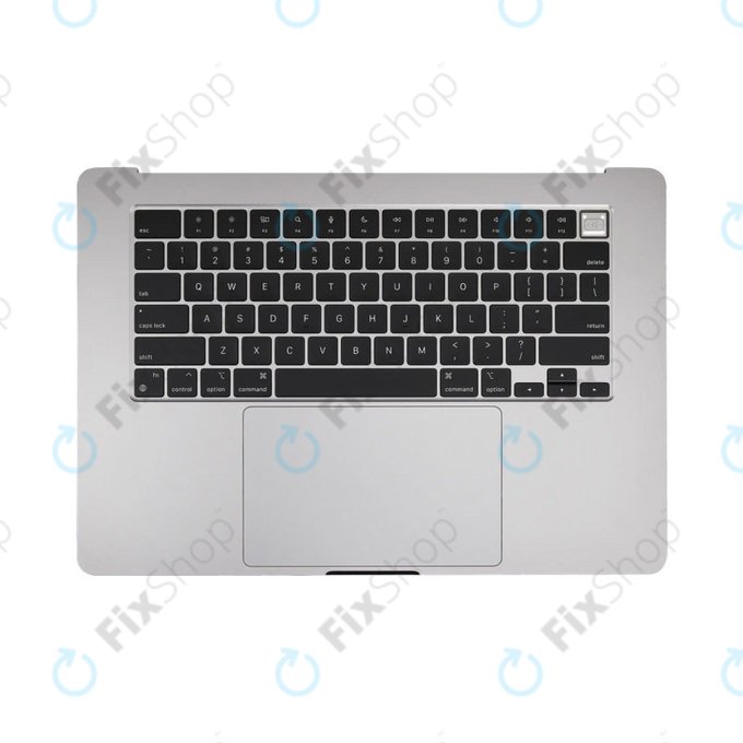 Άνω πλαίσιο πληκτρολογίου για MacBook Air 15", A3114 (2024), με πληκτρολόγιο US και μπαταρία, Space Gray, 661-40266, Genuine Apple