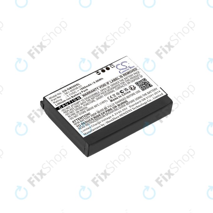 Battery για Garmin Aera 500 | 510 | 550 | 560 | Nuvi 500 | 510 | 550 | Zumo 220 | 600 | 650 | 660 | 660LM | 010-11143-00 | 361-00038-01 | 1880mAh | HQ