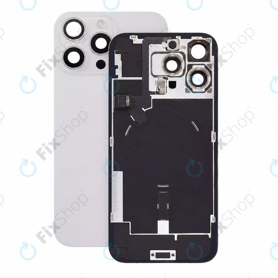 Γυαλί πίσω περιβλήματος για iPhone 16 Pro Max, White Titanium, Pulled A