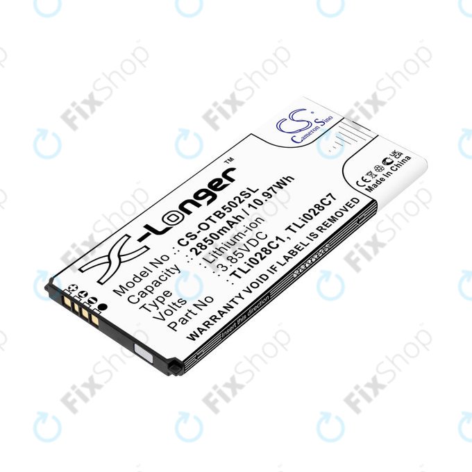 Μπαταρία για Alcatel 1b 2020, Alcatel Ot-5002a, 2850mAh, Li-Ion, 3.85V, TLI028C1, HQ