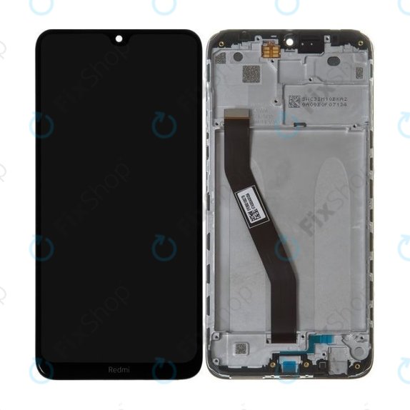 Συγκρότημα οθόνης για Xiaomi Redmi 8, Redmi 8A, Onyx Black, Service Pack