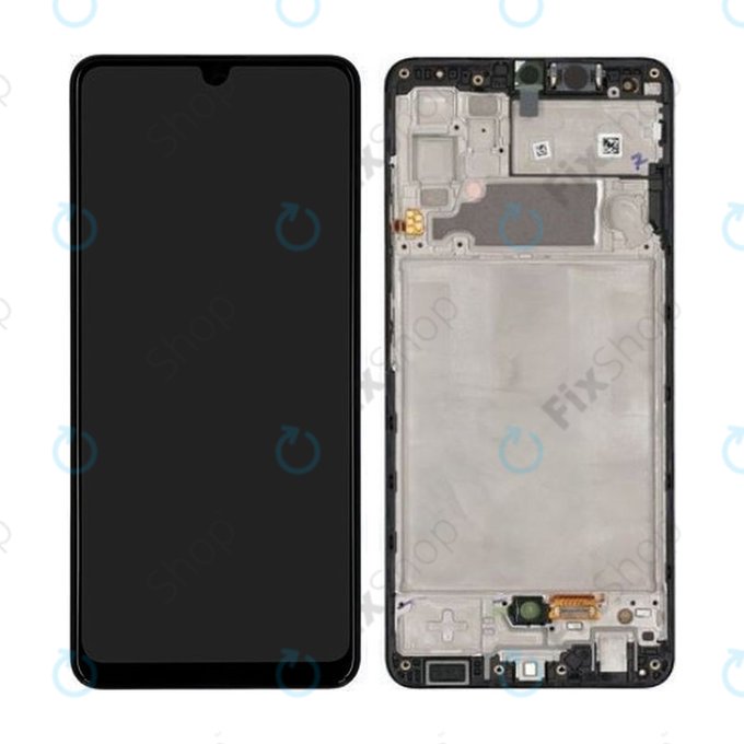 LCD Display Assembly για Samsung A32 | A325F | GH82-25566A | GH82-25579A | Awesome Black | Service Pack