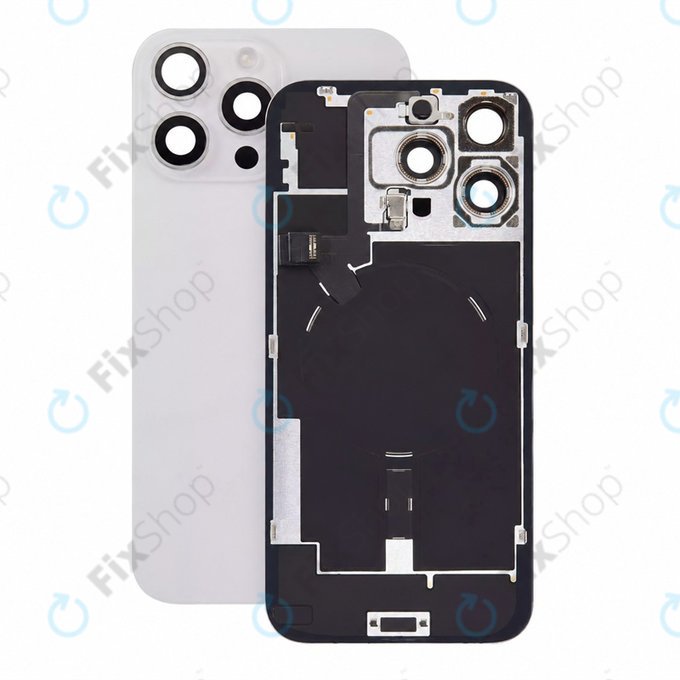 Γυαλί πίσω περιβλήματος για iPhone 16 Pro Max, White Titanium, Pulled A