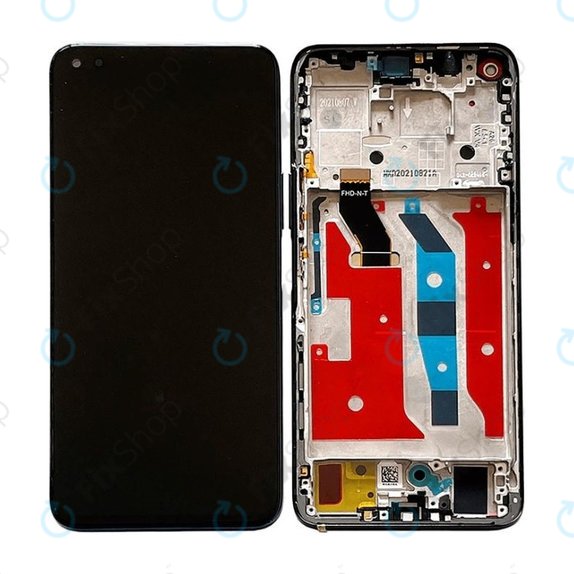 Συγκρότημα οθόνης για Honor 50 Lite, Midnight Black, Aftermarket