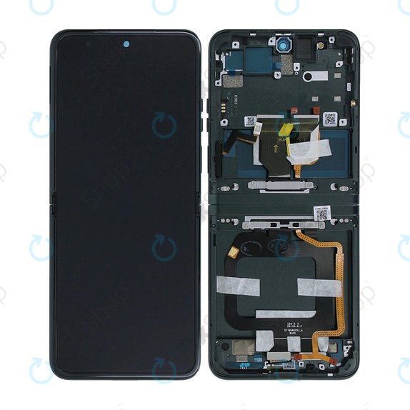 Συγκρότημα οθόνης για Motorola Razr 40, Sage Green, Service Pack