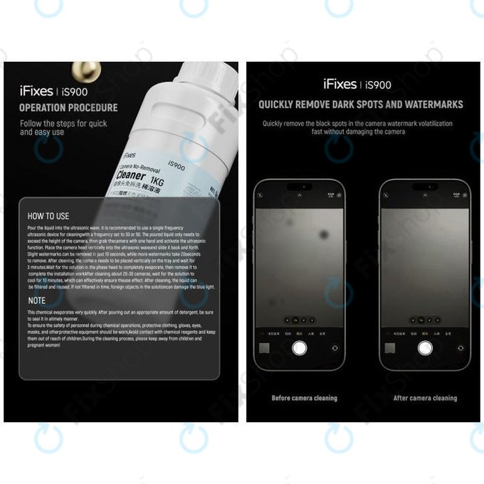 Καθαριστικό Φακού Κάμερας iFixes iS900 - 500ml