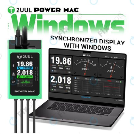 Διαγνωστικό καλώδιο τροφοδοσίας με οθόνη για φορητούς υπολογιστές, 2UUL PW08