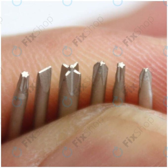 Φορητό Κατσαβίδι Ακριβείας 6in1 από Ατσάλι Βαναδίου για Nanch