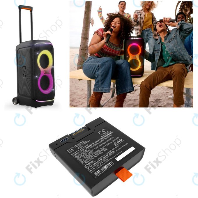 Μπαταρία για JBL Partybox Club 320, Partybox Stage 320, Xtreme 4, 10000mAh, Li-Ion, 7.4V, FG4CELL21700G, HQ