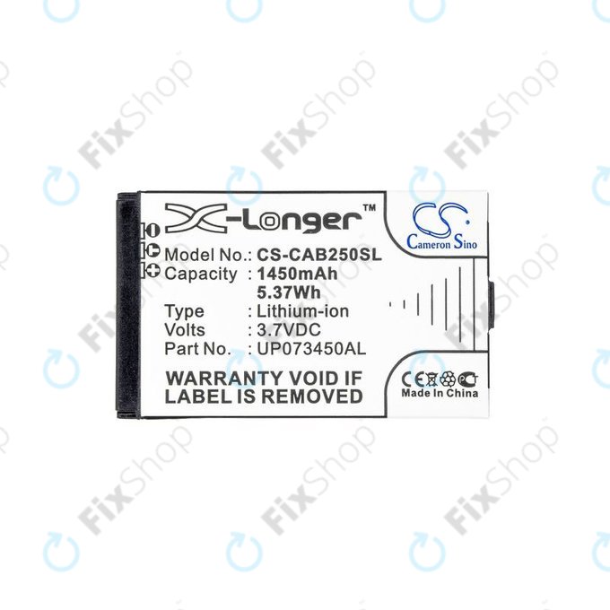 Μπαταρία για Caterpillar CAT B25, UP073450AL, 1450mAh, HQ