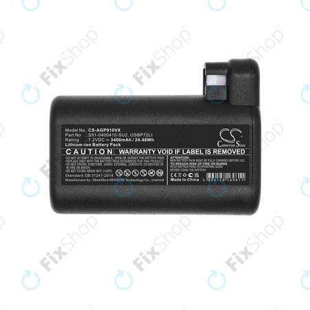 Μπαταρία για AEG RX-series, Electrolux E, P-series, S91-0400410-SU2, OSBP72LI, OSBP72LI25, 7.2V, 3400mAh, HQ
