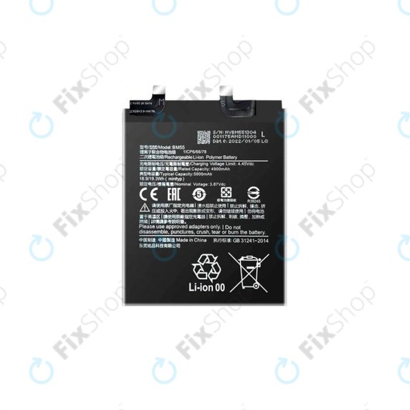 Μπαταρία για Xiaomi Mi 11 Ultra, BM55, 5000mAh