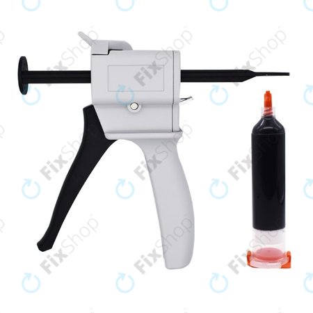 Μαύρη Κόλλα Επισκευής Ακουστικών + Πιστόλι Διανομέα για E-Fixit Black-8
