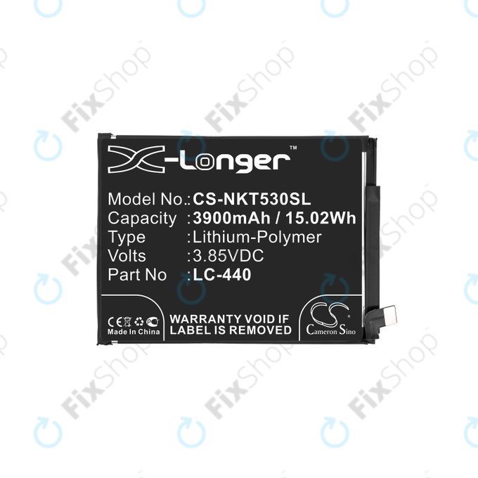 Μπαταρία για Nokia 5.3, LC-440, 3900mAh, HQ