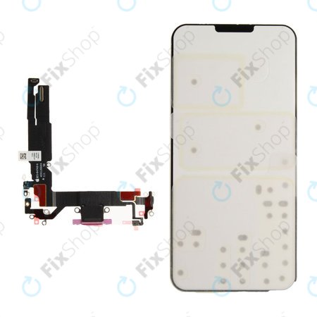Επαφές Φόρτισης + Καλώδιο Flex για iPhone 16 | Pink | 923-11224 | Genuine Apple