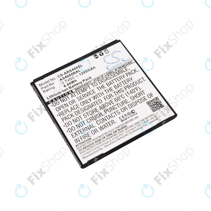 Μπαταρία για Aligator S4000 Duo, 1200mAh, Li-Ion, 3.7V, AS4000BAL, HQ