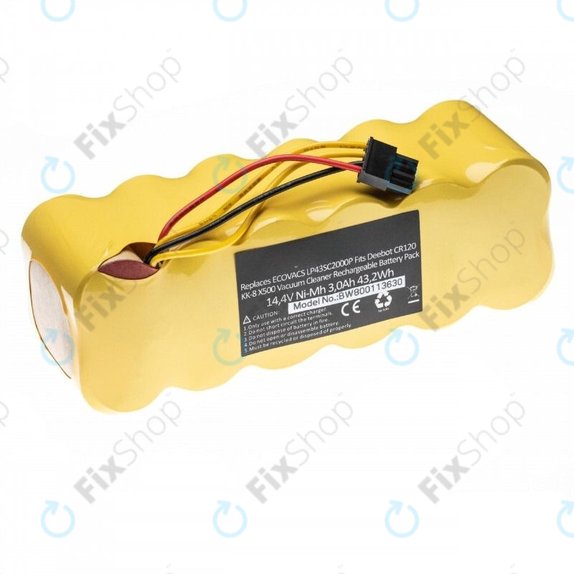 Μπαταρία για Ecovacs Deebot CR120, KK-8, X500, LP43SC2000P, 14.4V, 3000mAh
