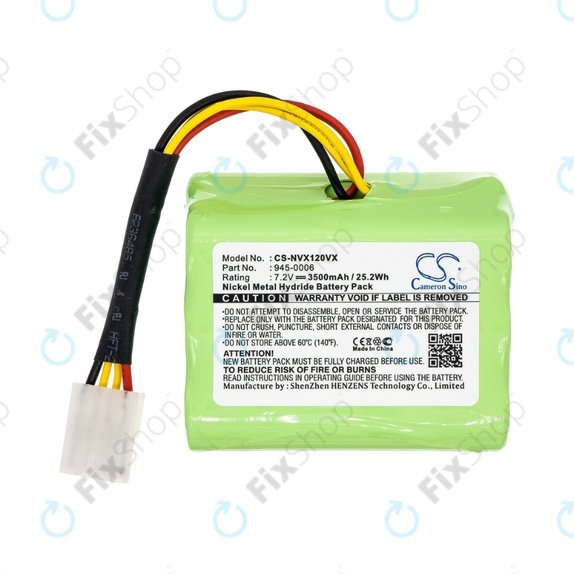 Μπαταρία για Vorwerk Kobold VX100, 945-0006, 7.2V, 3500mAh, HQ