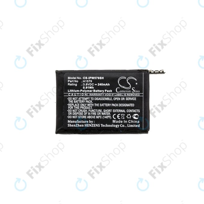 Μπαταρία για Apple Watch 1 42mm, A1579, 240mAh, HQ