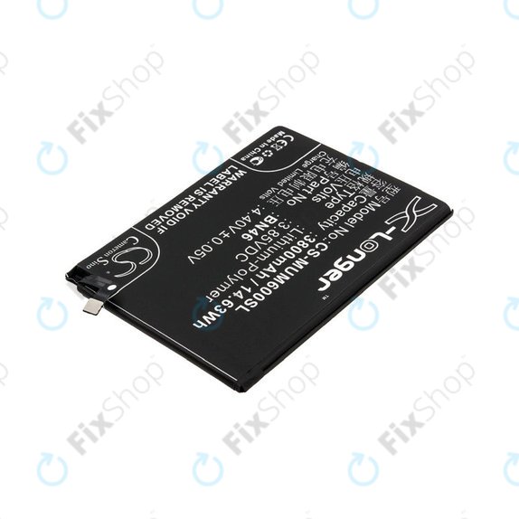 Μπαταρία για Xiaomi Redmi Note 8T, 3800mAh, Li-Pol, 3.85 V, BN46, HQ