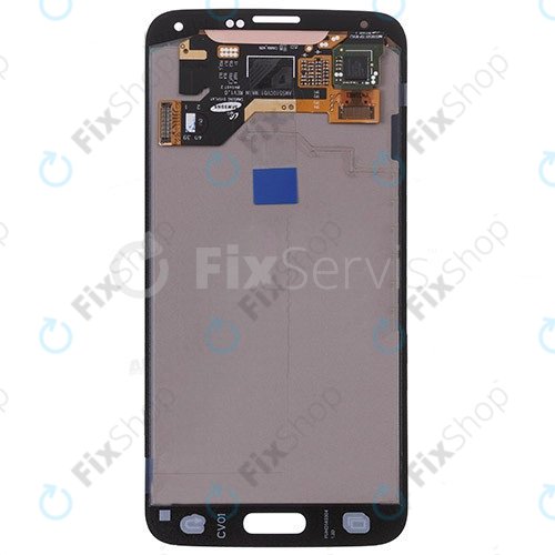 Οθόνη με οθόνη αφής για Samsung S5 Mini, G800F, GH97-16147A, Charcoal Black, Service Pack