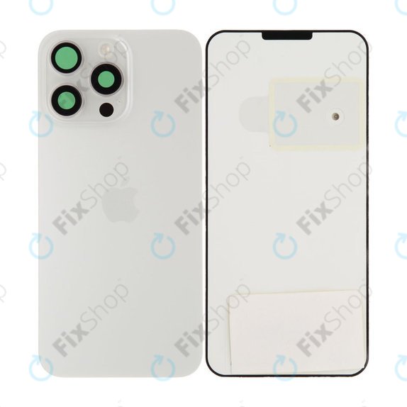 Πίσω Κάλυμμα Γυαλί για iPhone 15 Pro Max | White Titanium | 661-36908 | Genuine Apple