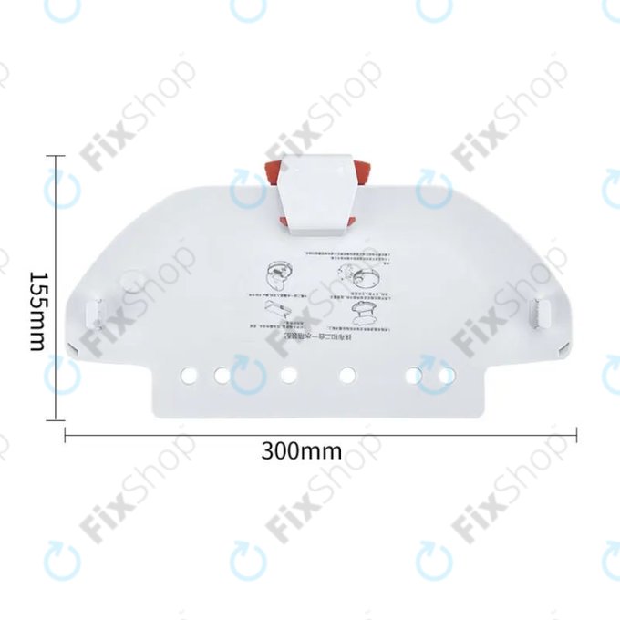 Καπάκι Κάτω για Mi Robot Vacuum Mop Pro | P), 2S, Viomi V2 Pro, V3, SE | Λευκό | White | Xiaomi