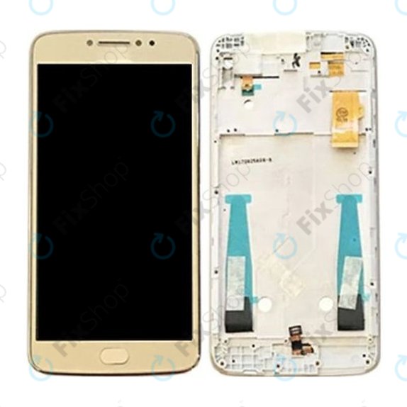Συγκρότημα οθόνης για Motorola Moto E4 Plus, XT1771, Χρυσαφί, Gold, Aftermarket