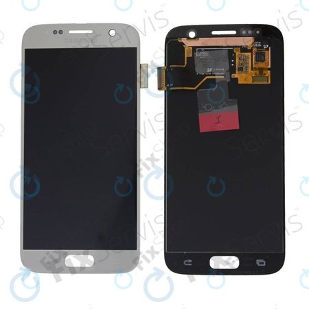 LCD Display με Touch Screen για Samsung S7 G930F | GH97-18523A | GH97-18761A | GH97-18757A | Black | Service Pack