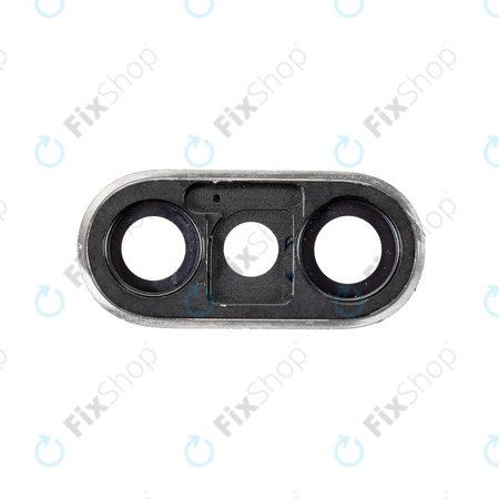 Γυαλί Φακού Πίσω Κάμερας με Πλαίσιο για iPhone XS Max | Ασημί | Silver