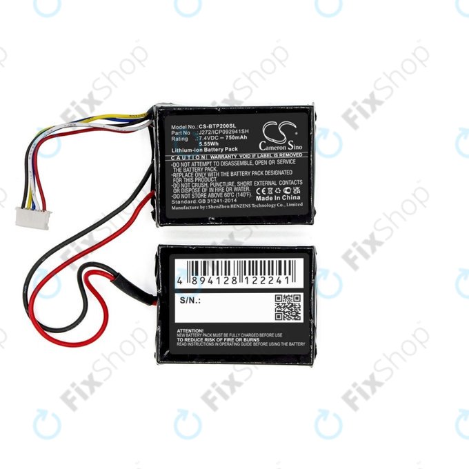 Μπαταρία για Beats Pill 2.0, 750mAh, Li-Ion, 7.4V, J272/ICP092941SH, HQ