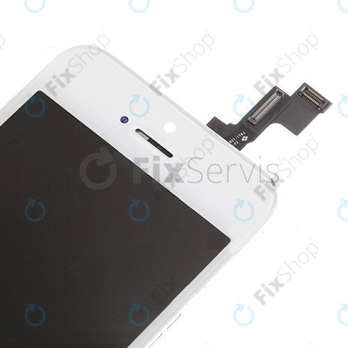 Οθόνη για iPhone 5S, SE, White, Αφής με πλαίσιο