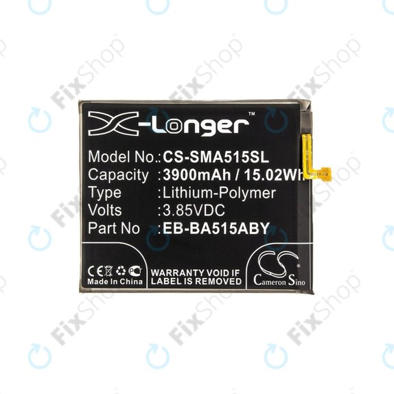 Μπαταρία για Samsung A51 A515F, 3900mAh, Li-Pol, 3.85 V, EB-BA515ABY, HQ