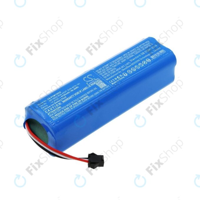 Μπαταρία για Xiaomi EVA, EVE Plus, Viomi S9, Lenovo T1 Pro, Lydsto R1, R1 Pro, S1, S1 Pro, NR18650 M26-4S2P, SUN-INTE-181, H18650CH-4S2P, 14.4V, 6700mAh, HQ