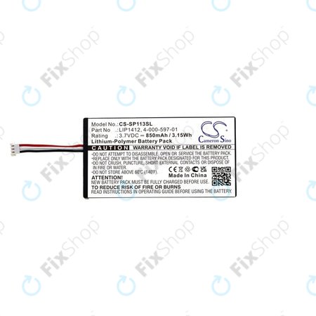 Μπαταρία για PSP, 850mAh, Li-Pol, 3.7V, LIP1412, HQ