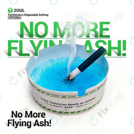 Σταχτοδοχείο μιας χρήσης για τεχνικούς, 2UUL AS01, 20τμχ/κουτί