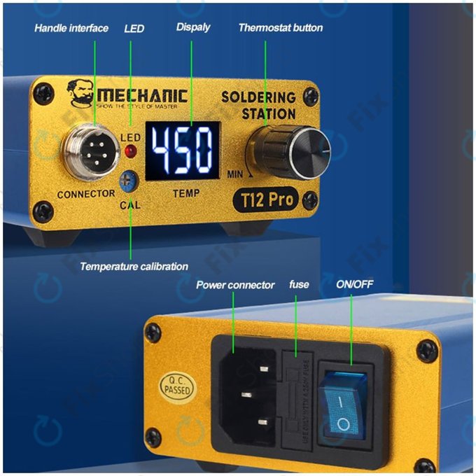 Ψηφιακός Σταθμός Συγκόλλησης για Mechanic T12 Pro