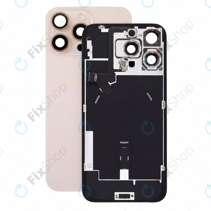 Γυαλί πίσω περιβλήματος για iPhone 16 Pro Max, Desert Titanium, Pulled A