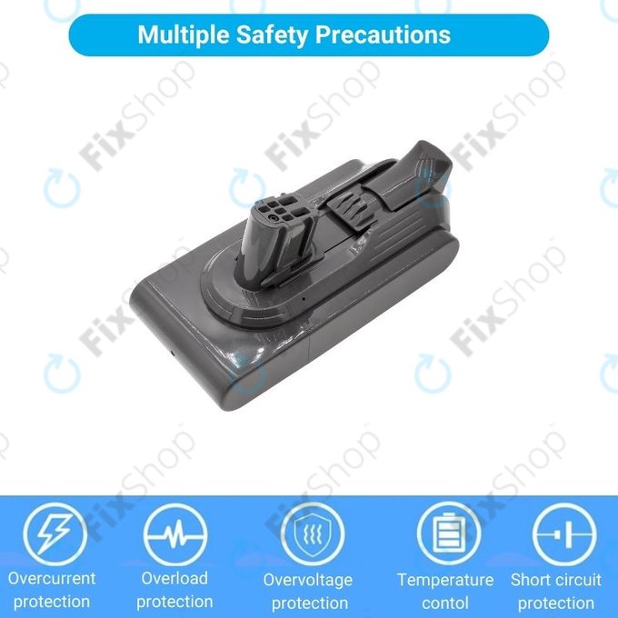 Μπαταρία για Dyson V12, SV30, 394167-1, 386706-85, 965470-01, 25.2V, 2500mAh, HQ