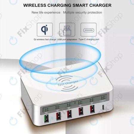 WLX-818F Σταθμός φόρτισης σέρβις με USB 3.0 και USB-C